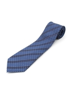 シルクレジメンタルドットネクタイ/ネイビー(893)