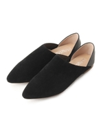 フェイクスウェードバブーシュ/ブラック(019)