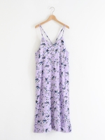 フラワープリントキャミワンピース/ラベンダー柄