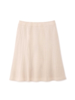 横うねポンチマーメイドスカート/ベージュ(040)