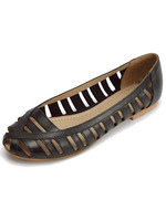 【Reene】ローヒールカッティングパンプス