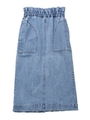 DENIM SKIRT/ライトインディゴ