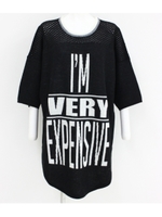 【Alluge】IM VERY EXPENSIVE　ニットワンピース/ブラック(027)