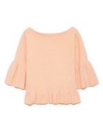 フリルニットトップス/PNK