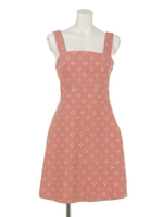 【sw】リトルフラワー刺繍キャミワンピース/PNK