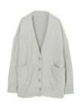 オーバーシルエットカーディガン/ライトグレー