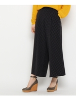 ドットワイドパンツ/ベージュ(152)