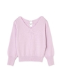 《BLANCHIC》R／N Vネックニット/ラベンダー(080)