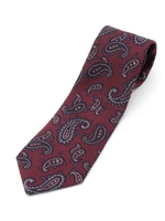 オーセンティックペイズリーネクタイ/ボルドー(564)