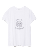 カレッジＴシャツ/WHT
