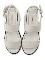 バックストラップサンダル/WHT