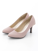 バックリボンチャームパンプス/ベージュ