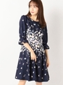 フェアリーボタニカルフルールワンピース＜LODI flower collection＞/ネイビー