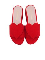 heart sandal/red