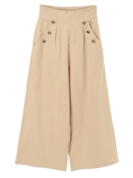 ・マリンワイドパンツ/ベージュ