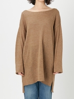 【La】テープヤーンルーズニット/BRN