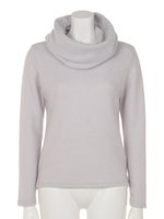 オフタートルシャギーカットソープルオーバー/ライトグレー