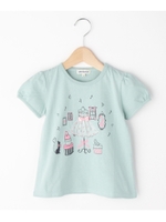 ルーム パフスリーブTシャツ/ライトグリーン(021)