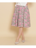 【BAILA4月号掲載】リバティプリントスカート/ラズベリーピンク(173)