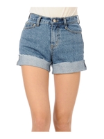 折返しデニムショートPT/L/INDIGO