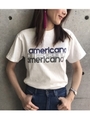 【別注】Americana ロゴTシャツ/ブラック(019)