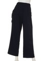 RIBBON JERSEY PANTS/NAVY