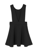 Vストラップジャンスカ/ブラック