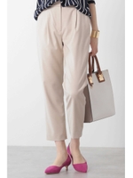 ワンタックテーパードパンツ/ベージュ(040)