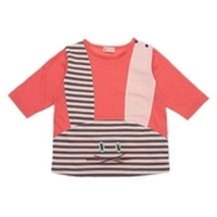 【30%OFF】うさねこ７分袖Ｔシャツ