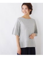 ラメガーターフレアニットプルオーバー/ライトパープル(081)