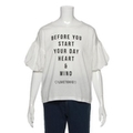 袖バルーンチェックTシャツ
