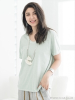 ポケット付 ゆるT/ミント