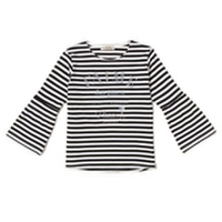 【50%OFF】【キッズサイズ向け】ロゴ刺しゅう入りベルスリーブTシャツ