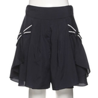 リボンつきフレアキュロット