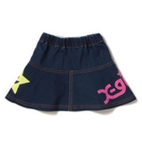 キラッキー＆ミルズロゴジョグデニムスカート