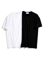 コットンクルーネックベーシックＴ