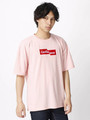 WEGO/ストレートラインボックスロゴTシャツ