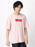 WEGO/ストレートラインボックスロゴTシャツ