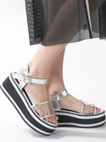 WEGO/クリアラインソールサンダル