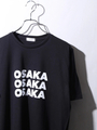 WEGO/3連OSAKAロゴTシャツ