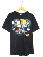キャラクターTシャツ  BEAVISANDBUTT-HEAD ビーバス・アンド・バットヘッド   /サイズ表記 L