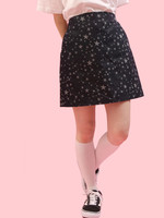 WC/スターデニムスカート