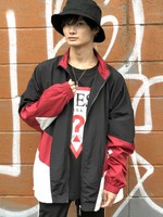 WEGO/リングジップナイロンブルゾン