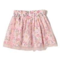 【30%OFF】チュール＆花柄スカート