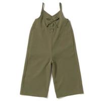 【30%OFF】レースアップキャミオールインワン