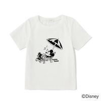 【50%OFF】DISNEYフロッキープリントTシャツ