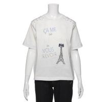 【50%OFF】【キッズサイズ向け】肩レースアップフレンチTシャツ