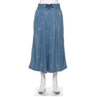 【50%OFF】シェルモチーフ総刺しゅうスカーチョ