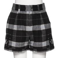【50%OFF】シャギー起毛レースアップショートパンツ
