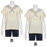 【50%OFF】セーラースカーフつきエッフェルTシャツ